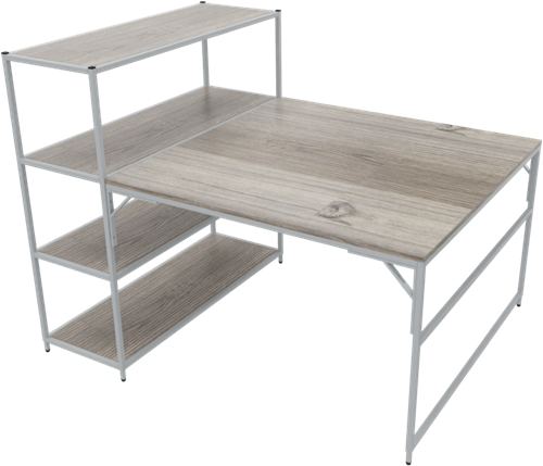 Kastelement 22201 - 124 x 119 x 43 cm. - Alu - Eiken YT63A