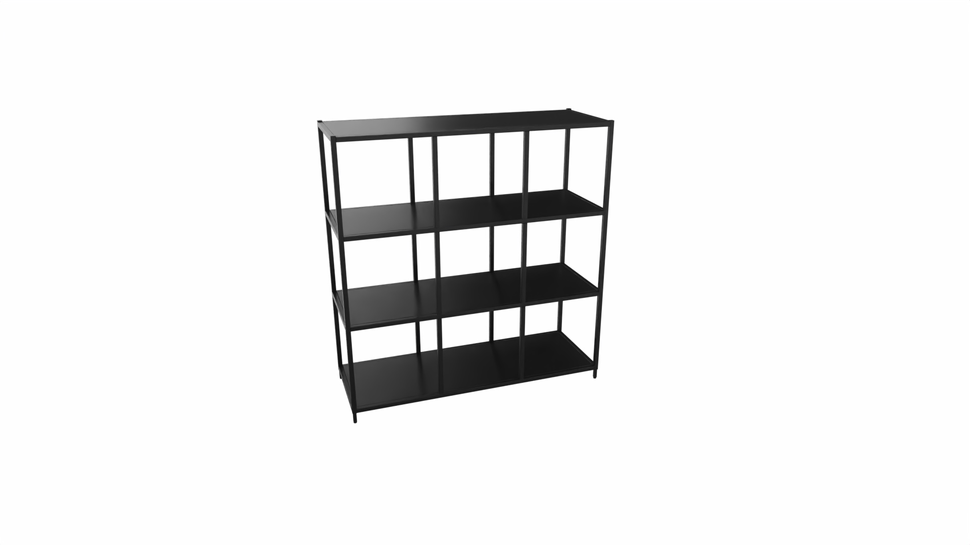 Kastelement 20801 - 124 x 119 x 43 cm. - Zwart - Zwart