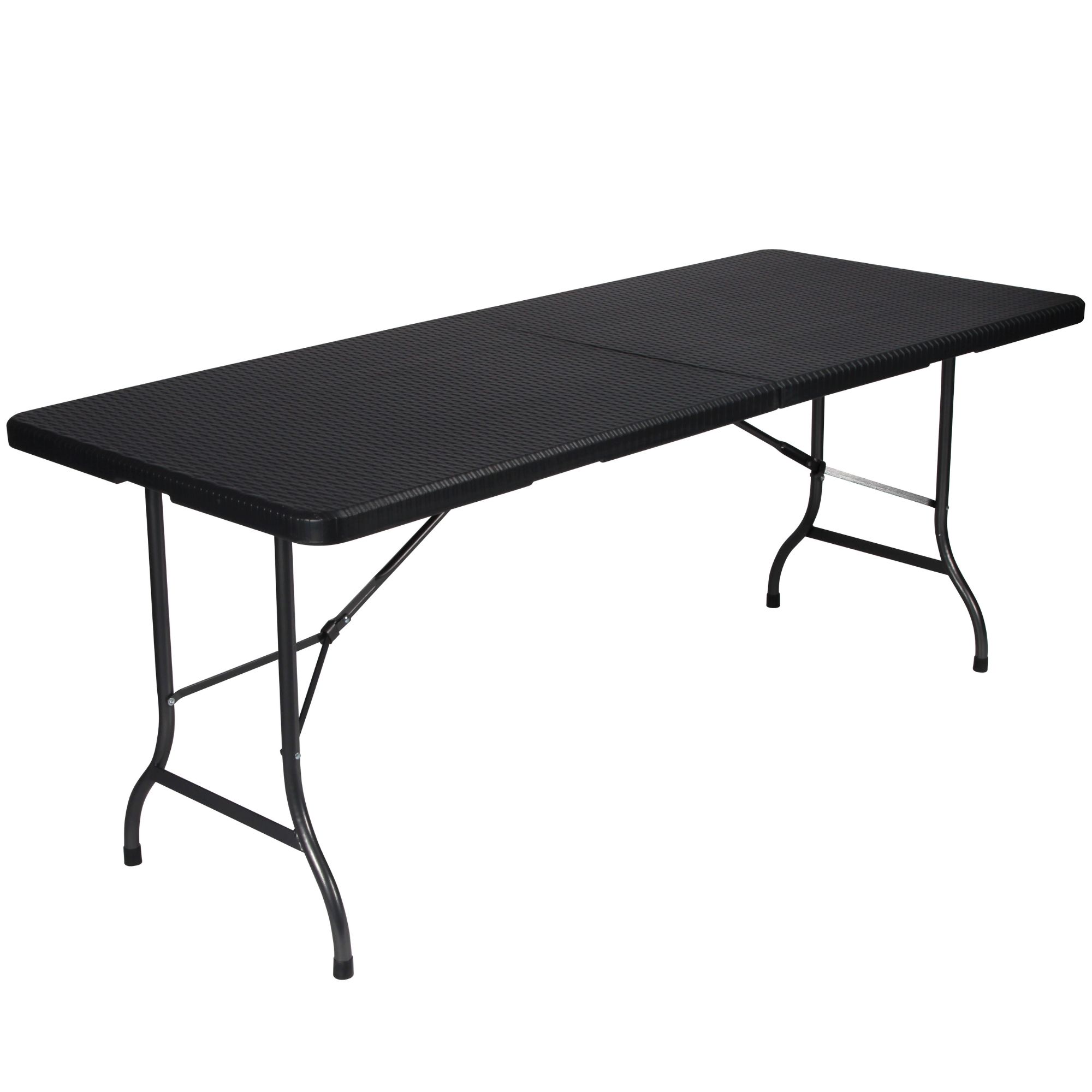 VOUWTAFEL - ROTANLOOK - 180 x 75 x 74 cm afbeelding