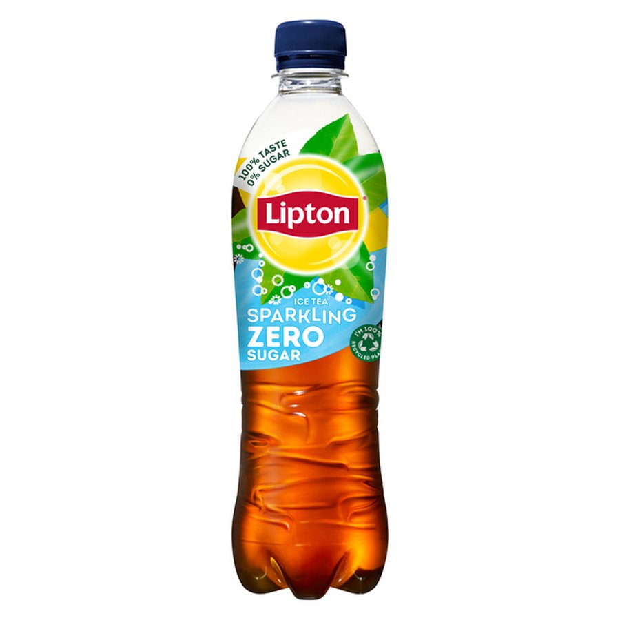 Frisdrank Lipton Ice Tea sparkling zero petfles 500ml afbeelding