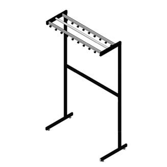 Garderoberek Pro Line, 19 haken