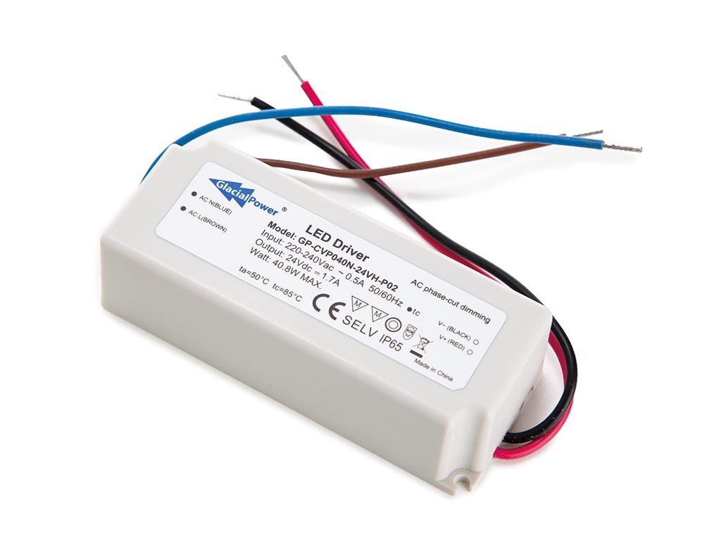 Velleman LEDVOEDING MET CONSTANTE SPANNING 40 W 24 V 1.7 A TRIAC DIMBAAR