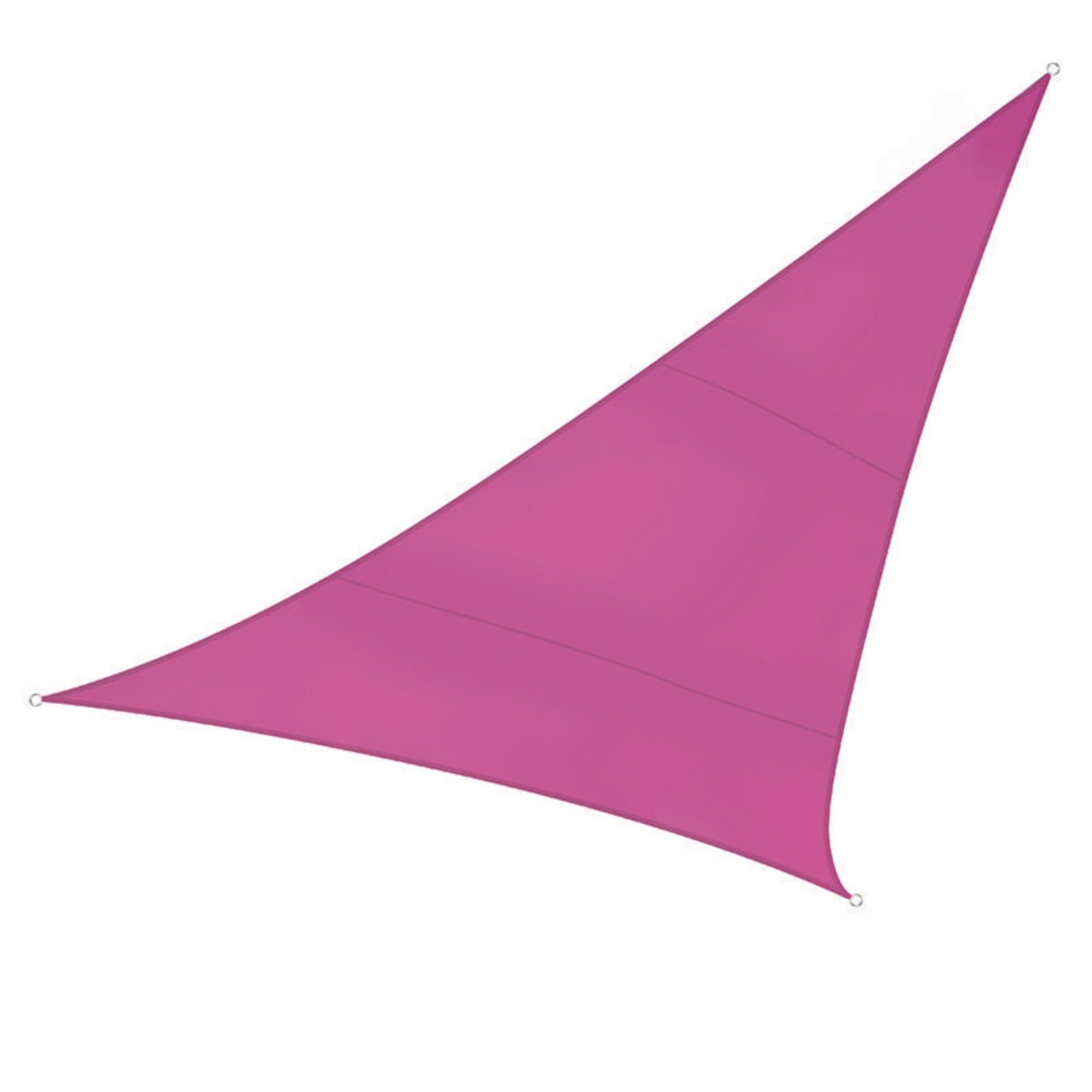 ZONNEZEIL - DRIEHOEK - 5 x 5 x 5 m - KLEUR: FUCHSIA afbeelding