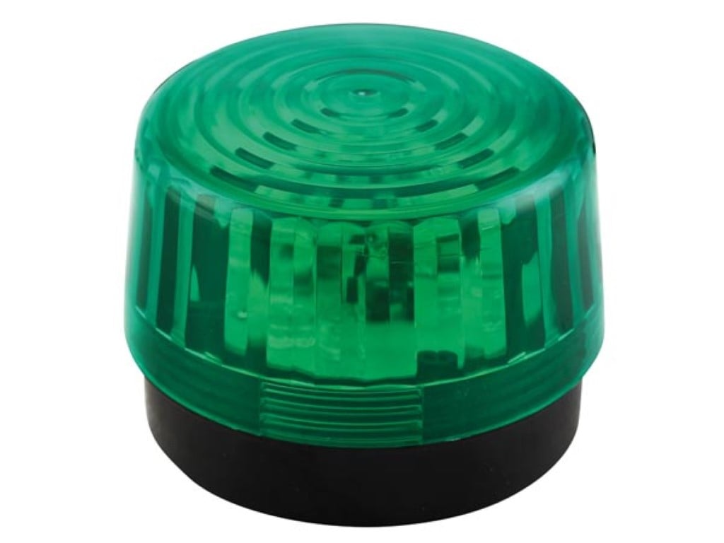 Velleman LED-KNIPPERLICHT GROEN 12 VDC -ø 100 mm
