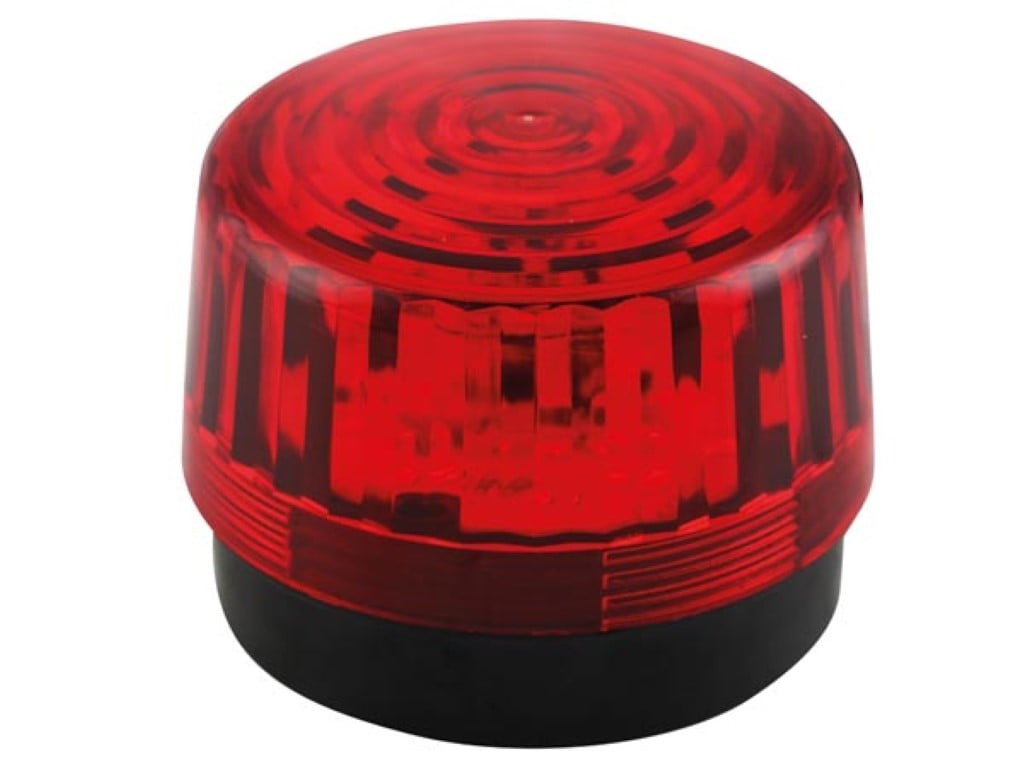 Velleman LED-KNIPPERLICHT ROOD 12 VDC -ø 100 mm