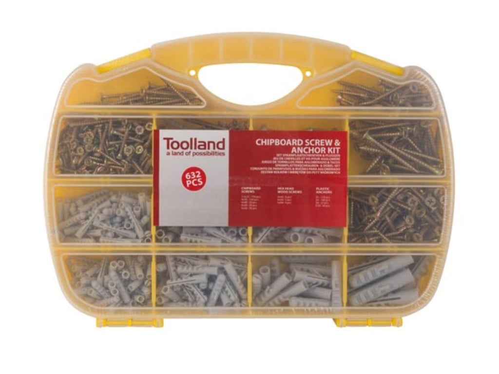 SET SPAANPLAATSCHROEVEN & PLUGGEN - 632 st. afbeelding