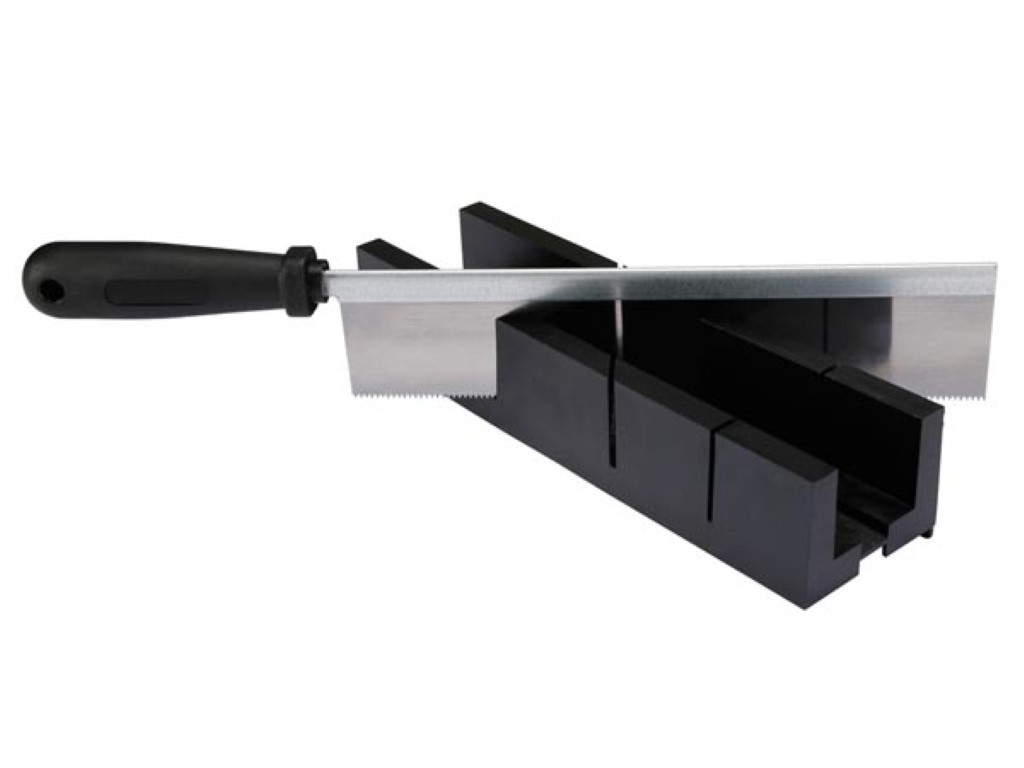 VERSTEKBAK - MET ZAAG - 245 x 40 x 35 mm afbeelding