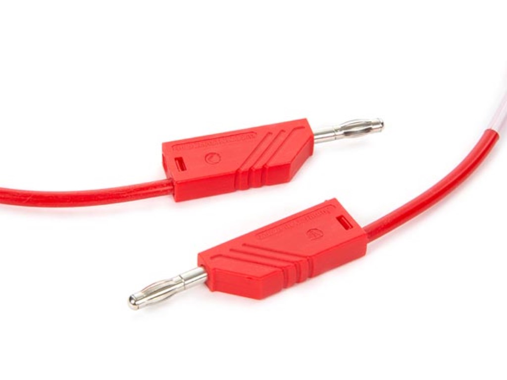 MEETSNOER 4mm 50cm / ROOD (MLN-SIL / 1) afbeelding
