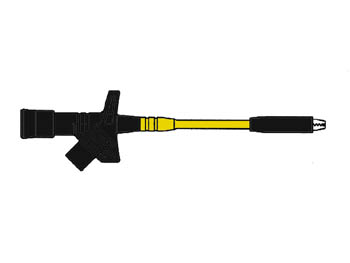 KLEMTESTPEN MET WIJDE BEKOPENING / ZWART (KLEPS 2800) afbeelding