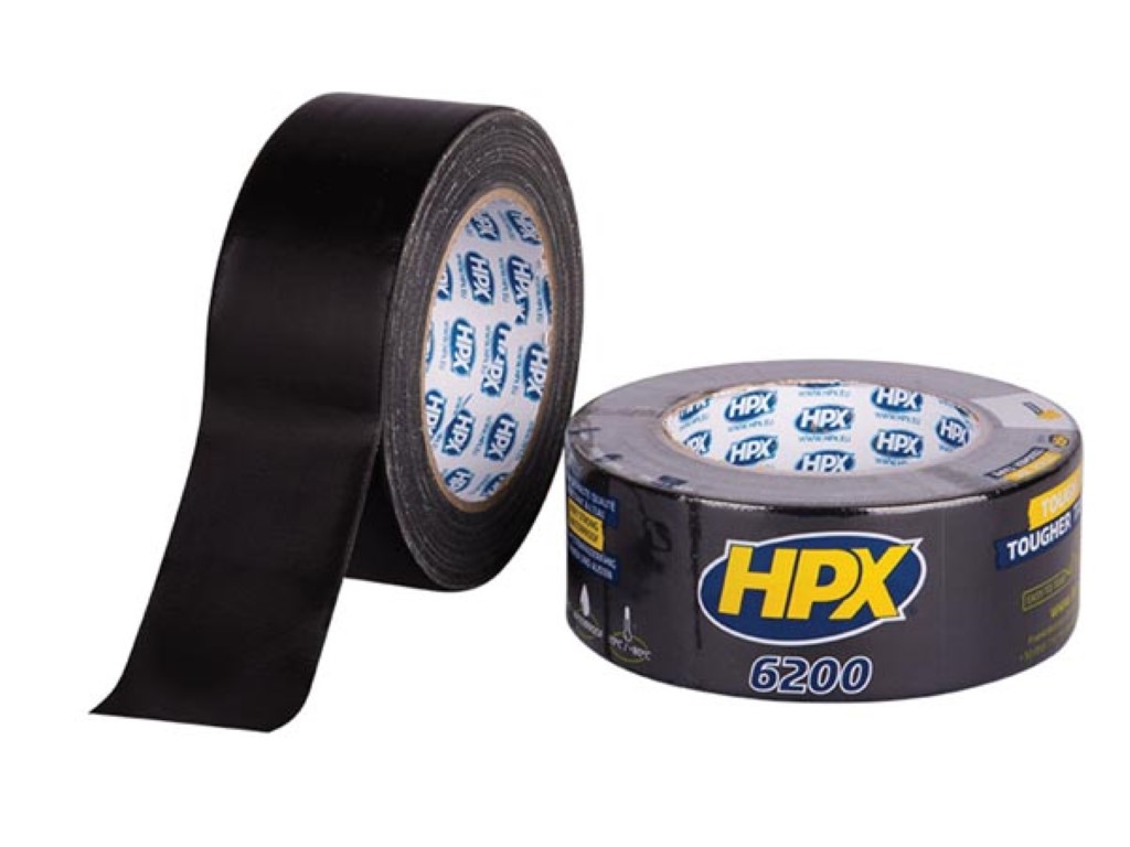 Pantsertape - zwart 48mm x 25m afbeelding