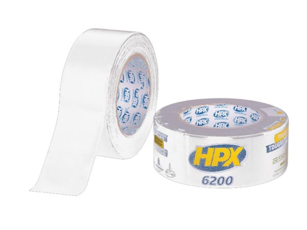 Pantsertape - wit 48mm x 25m afbeelding
