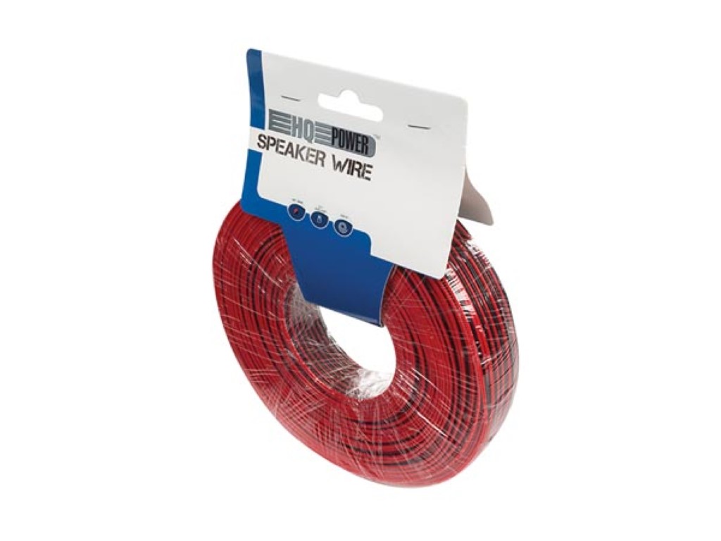 LUIDSPREKERKABEL - ROOD/ZWART - 2 x 0.50 mm² - 100 m afbeelding