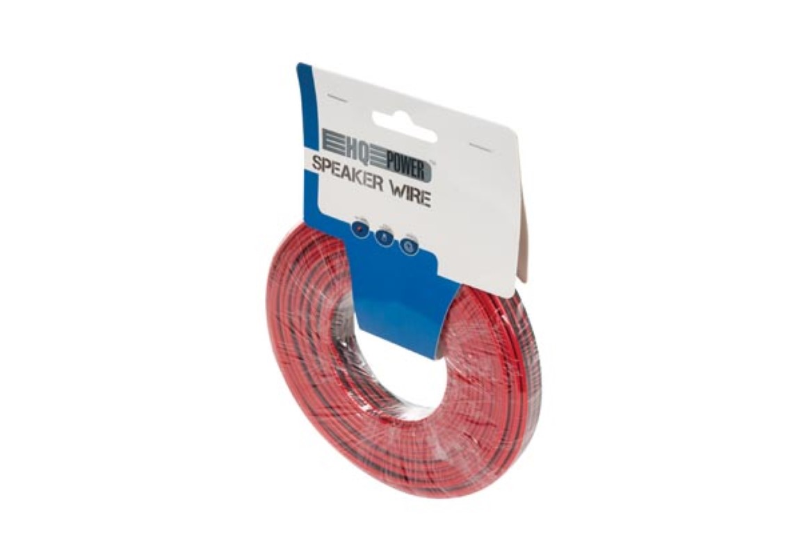 LUIDSPREKERKABEL - ROOD/ZWART - 2 x 1.50 mm² - 25 m afbeelding