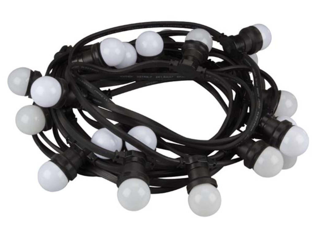 LED-FEESTSLINGER met 20 WARMWITTE LED-LAMPEN afbeelding