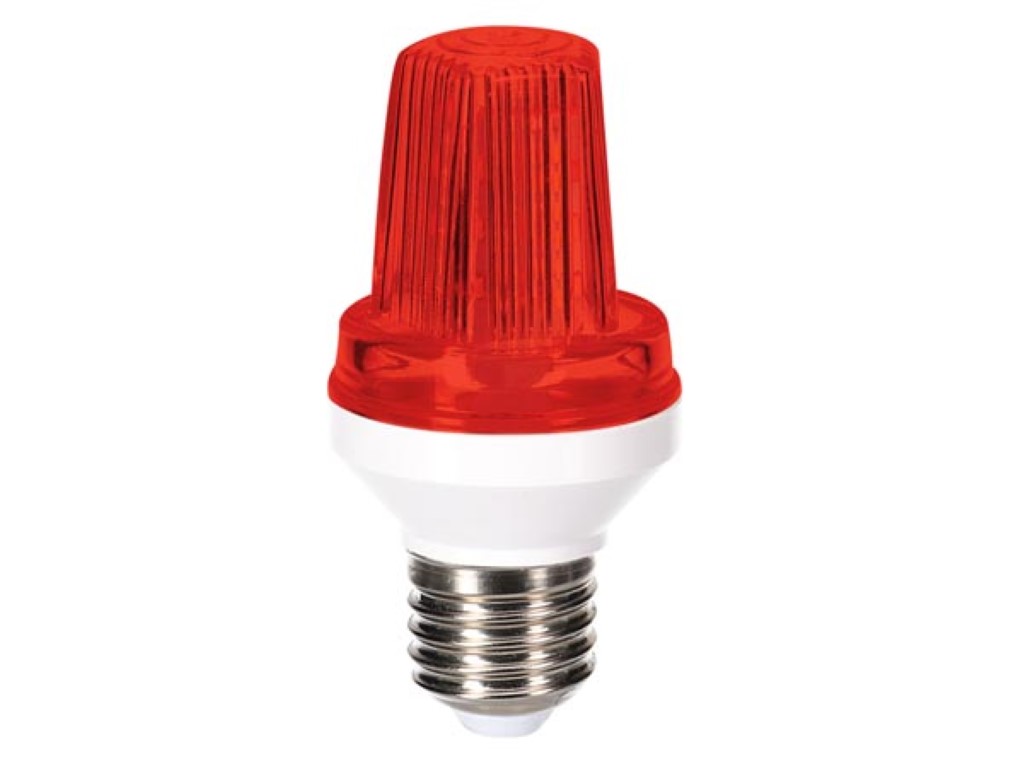 MINI LEDFLITSLAMP - E27 - 3 W - ROOD afbeelding