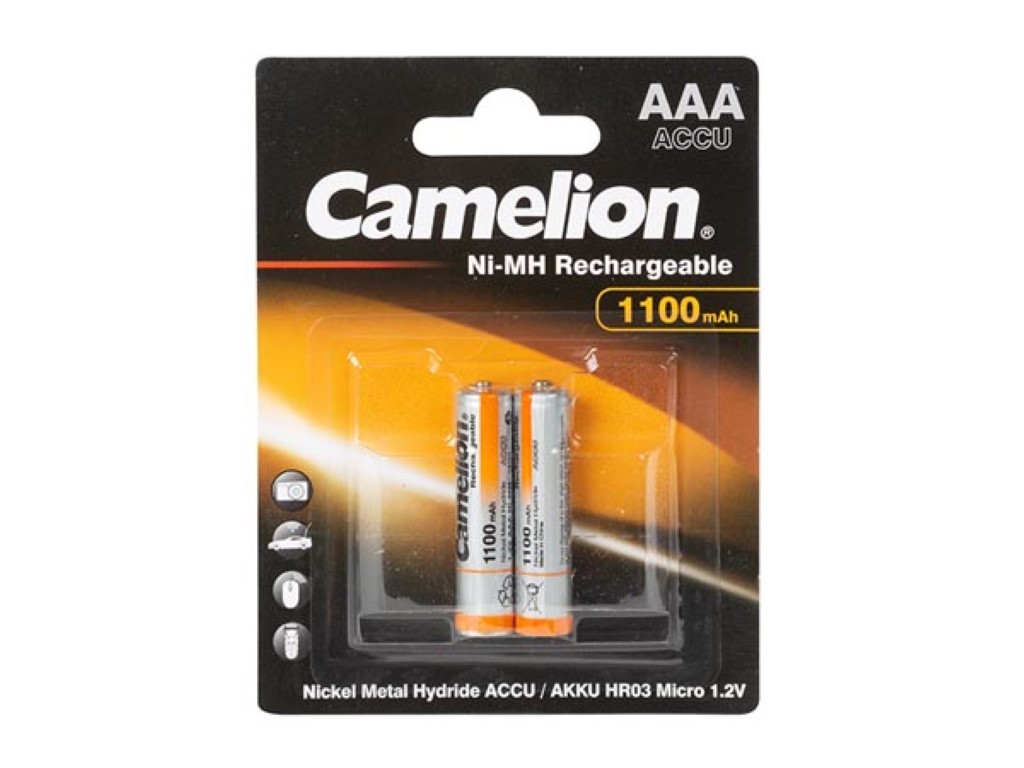 NiMH AAA 1.2V-1100mAh (2/kaart) afbeelding