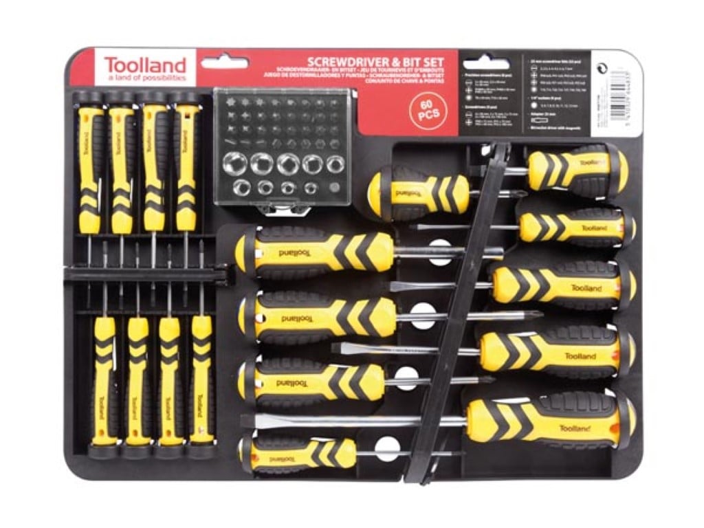 Velleman SCHROEVENDRAAIER- EN BITSET 60 st.