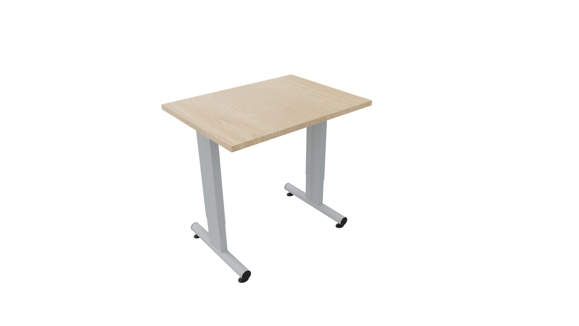 Bijzettafel 3331 - 120 x 46 cm. - Alu - Eiken YT49a afbeelding