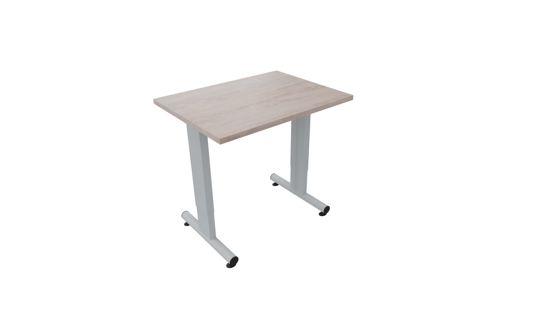 Bijzettafel 3331 - 80 x 46 cm. - Alu - Eiken Robson afbeelding