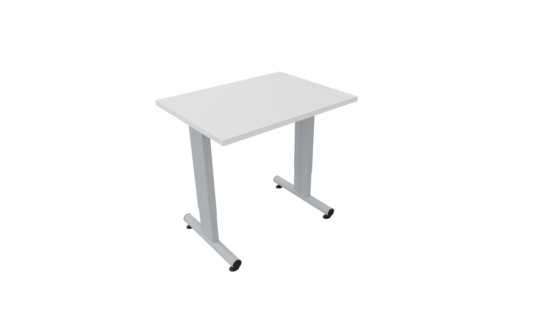 Bijzettafel 3331 - 120 x 46 cm. - Alu - Wit afbeelding