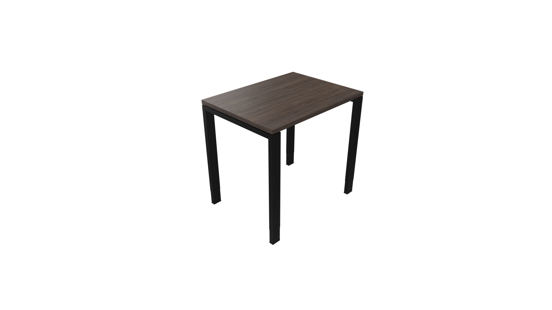 Bijzettafel 4331 - 120 x 46 cm. - Zwart - Eiken donker afbeelding