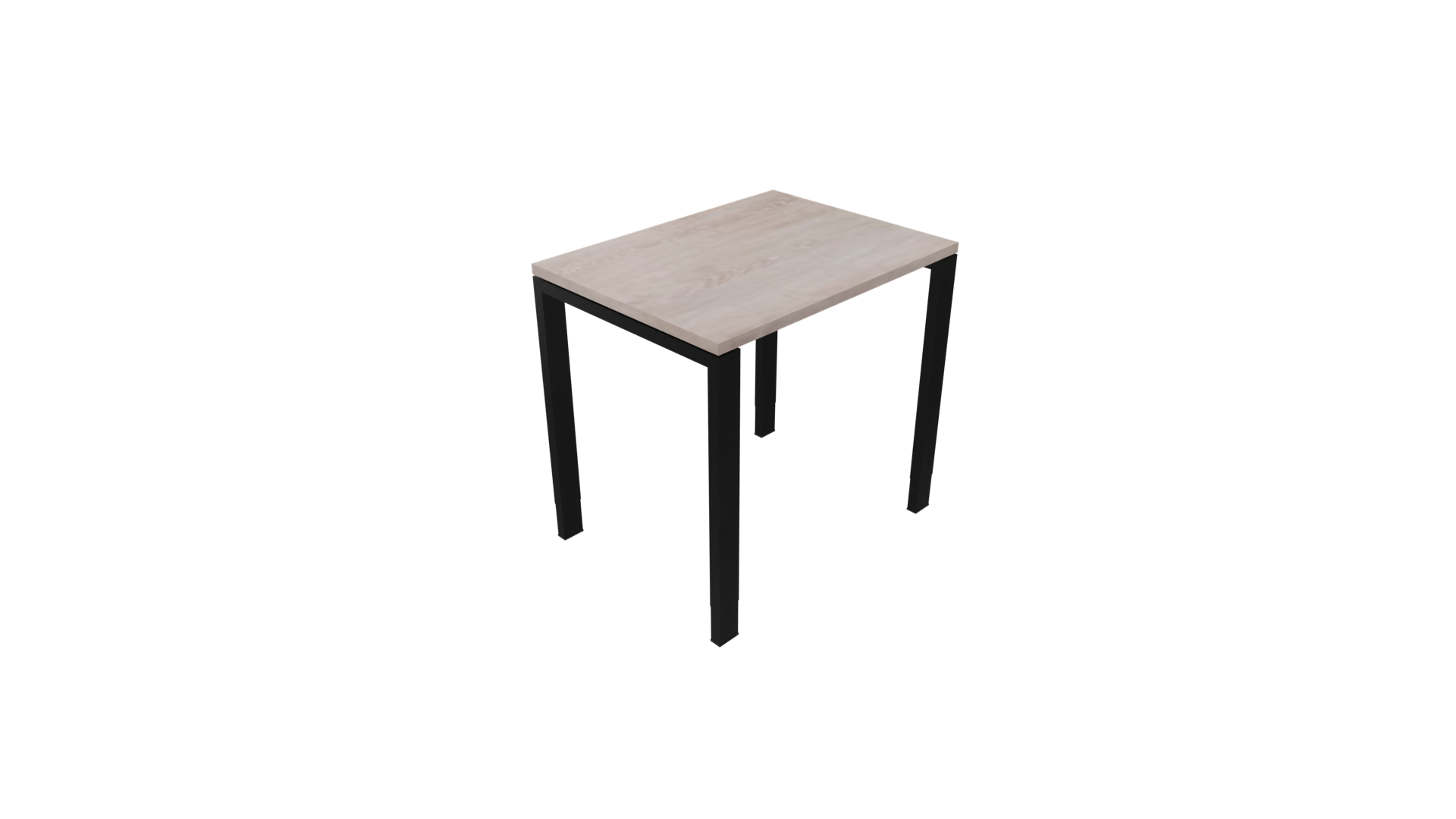 Bijzettafel 4331 - 80 x 60 cm. - Zwart - Eiken Robson afbeelding