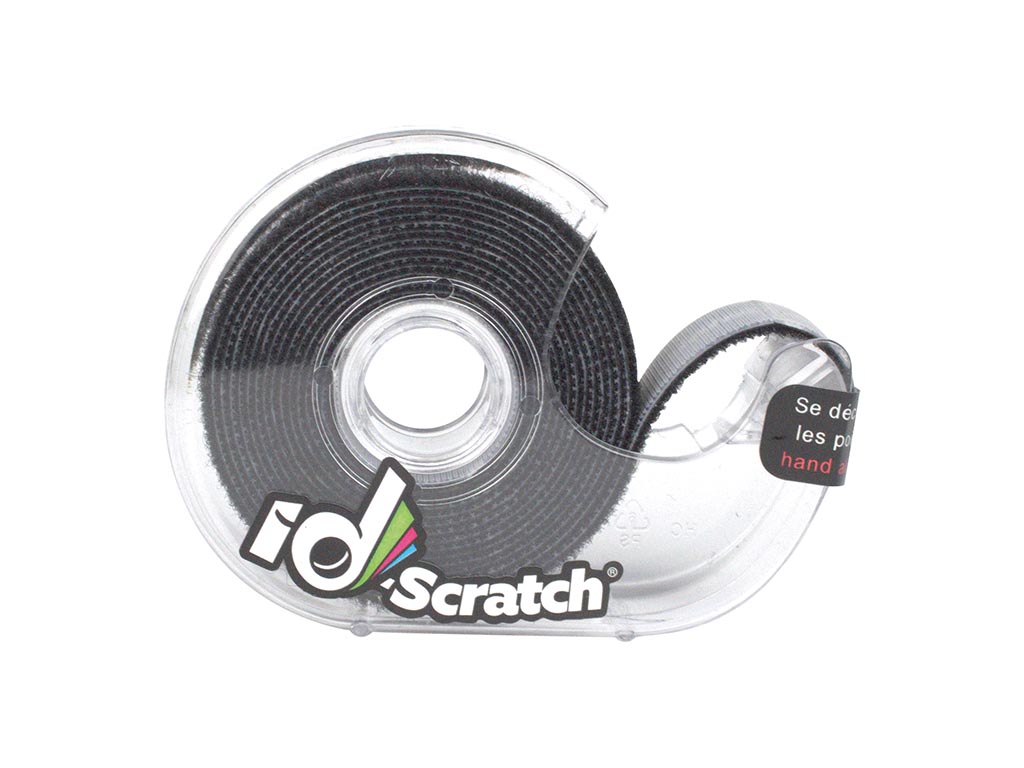 Velleman Klittenband rol 2m x 2cm zwarte kleur