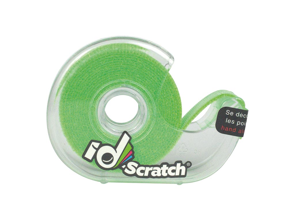 Klittenband - rol 2m x 2cm - fluogroen afbeelding