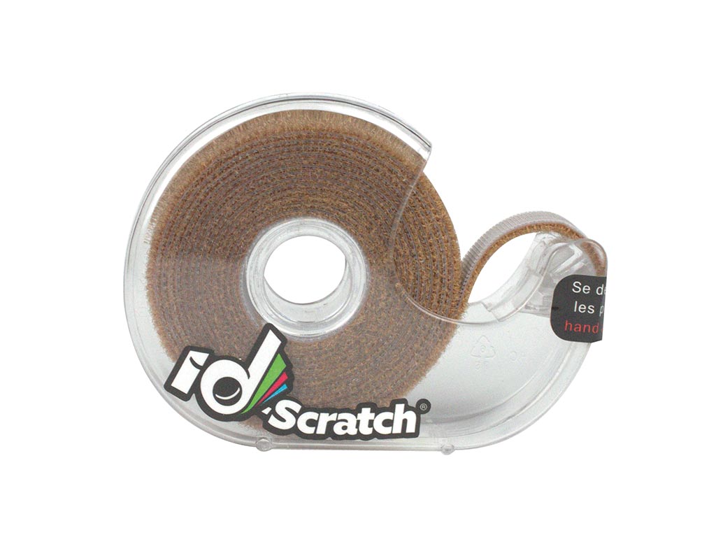 Velleman Klittenband rol 2m x 2cm bruine kleur
