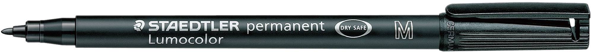 Viltstift Staedtler Lumocolor 317 permanent M zwart afbeelding