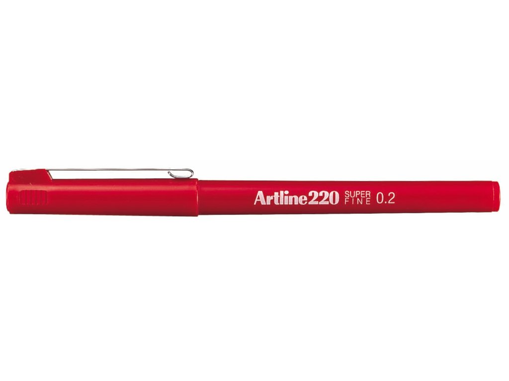 Fineliner Artline 220 rond super fijn rood afbeelding