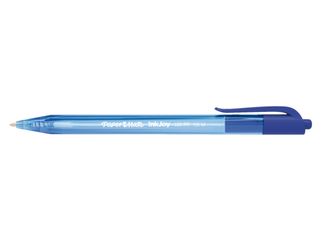 Balpen Paper Mate Inkjoy 100RT medium blauw afbeelding