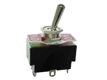 MAXI TUIMELSCHAKELAAR DPDT ON-ON 5A/250V afbeelding