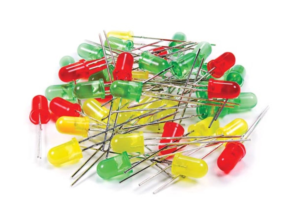 Velleman SET LEDS 80 st. 2 GROOTTES 3 KLEUREN