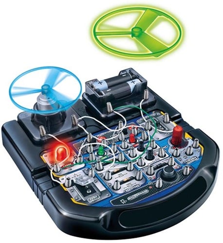 Elektronische projecten kit - 19 experimenten - LED, ventilator & geluid