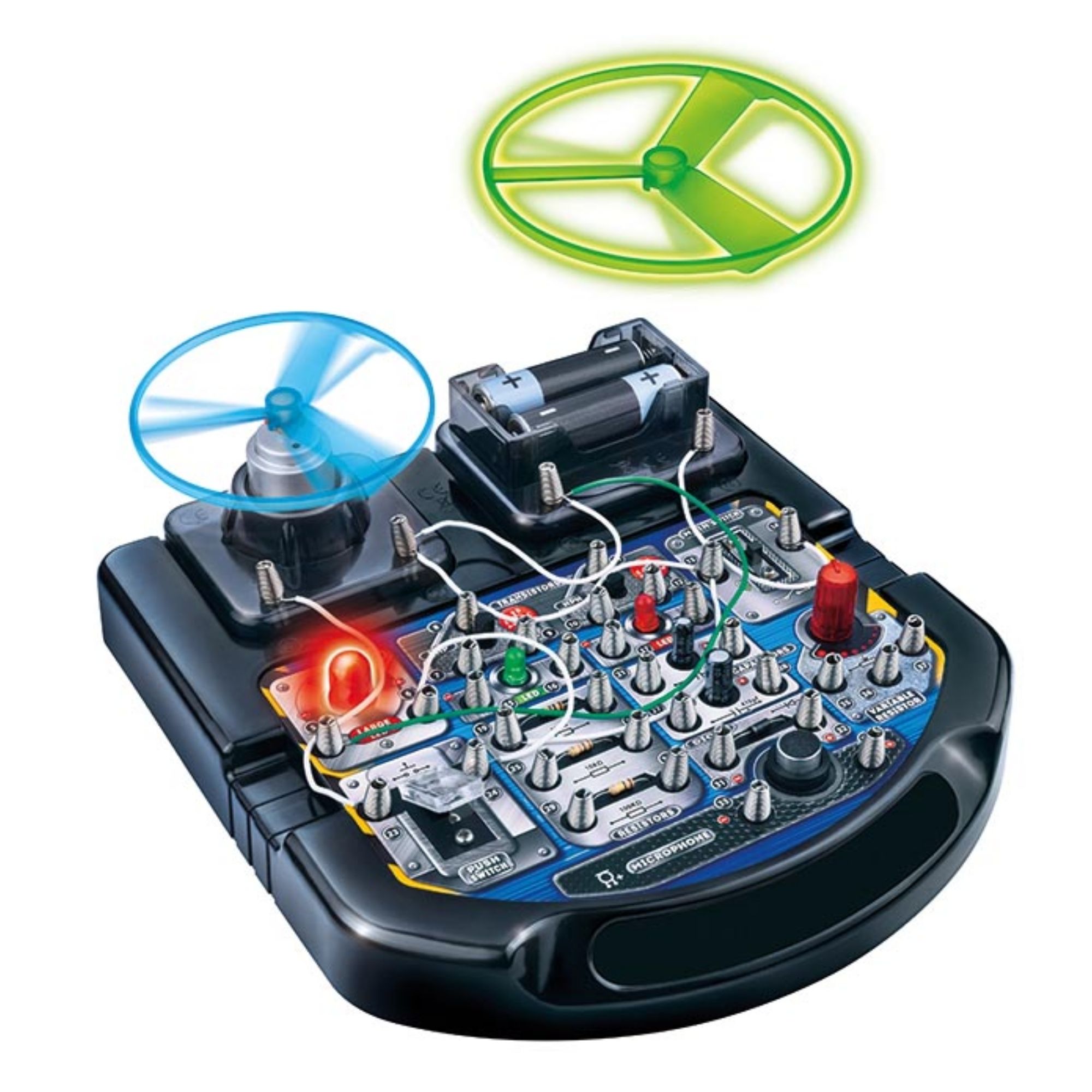 Elektronische projecten kit - 19 experimenten - LED, ventilator & geluid afbeelding