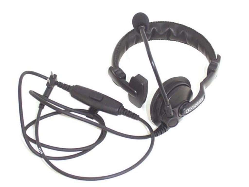 Velleman KENWOOD KHS-7A SINGLE MUFF HEADSET WITH BOOM MIC&PTT