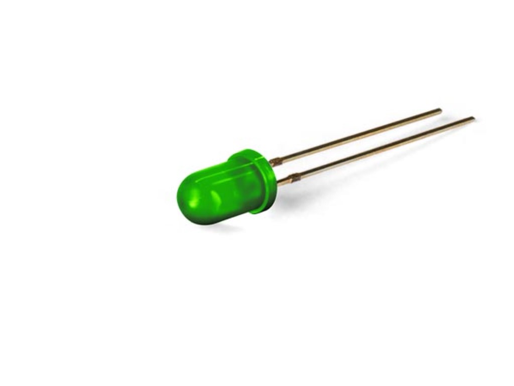 Velleman STANDAARD LED 5mm GROEN DIFFUUS