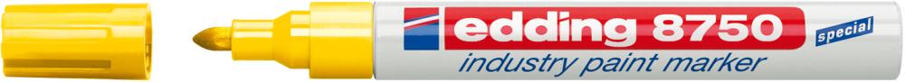 Lakmarker edding 8750 industrie geel afbeelding