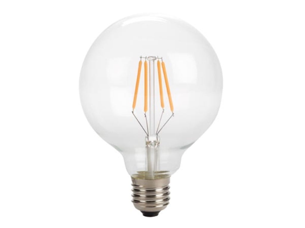 RETRO LED-GLOEILAMP - G95 - 4 W - E27 - INTENS WARMWIT afbeelding