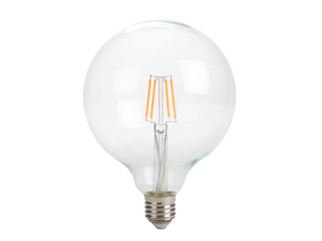 RETRO LED-GLOEILAMP - G125 - 4 W - E27 - INTENS WARMWIT afbeelding