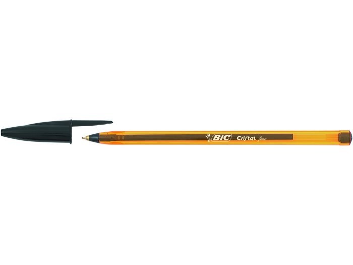 Balpen Bic Cristal fijn zwart afbeelding