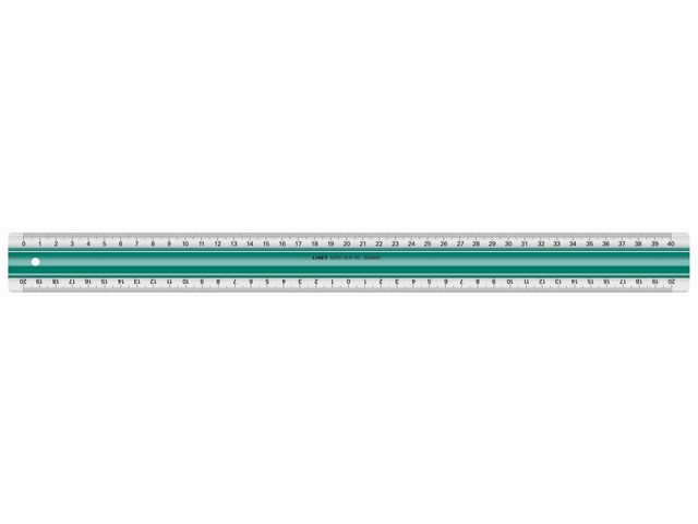 Liniaal Linex super S50 50cm transparant afbeelding