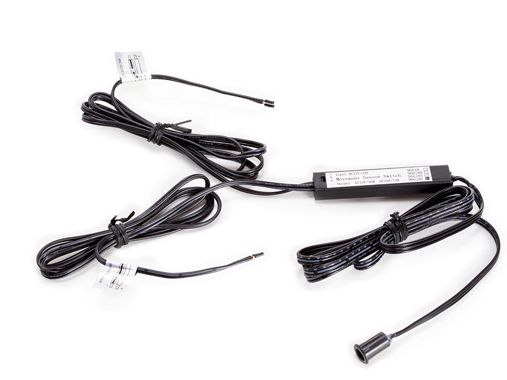 Schakelaar met bewegingssensor - inbouwinstallatie - 12V/24V afbeelding