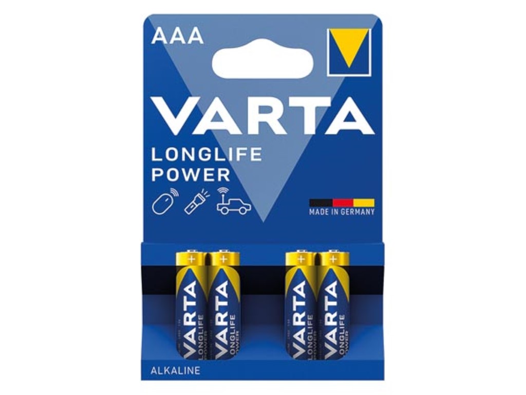 HIGH-ENERGY ALKALINE AAA / LR03 1.5V-1100mAh 4903.121.414 (4st/bl) afbeelding