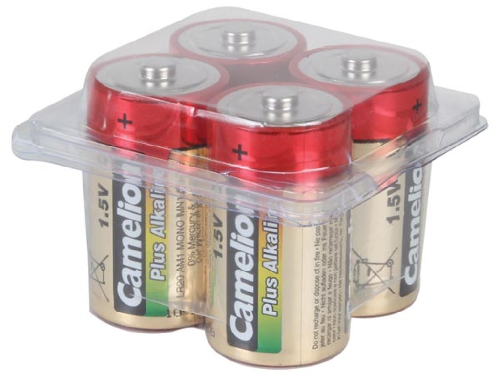 Velleman ALKALINE D LR20 1.5V-21000mAh (4st doos)