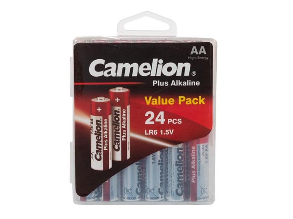 Velleman ALKALINE AA LR6 1.5V-2800mAh (24 st. plastic doos)