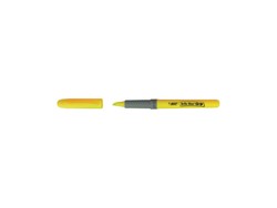 Markeerstift Bic brite liner grip geel
