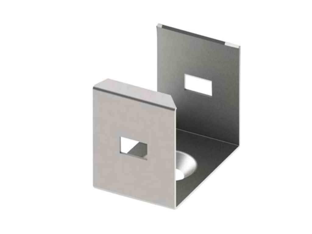 MONTAGEBEUGEL VOOR ALUMINIUMPROFILE VOOR LEDSTRIP SLIMLINE 15 mm - VERENSTAAL - ZILVER afbeelding