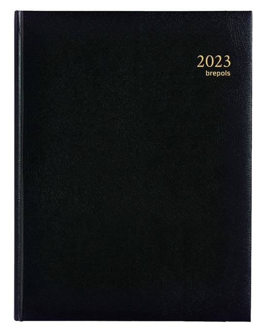 Agenda 2026 Brepols Timing Lima 7dagen/2pagina&apos;s zwart afbeelding
